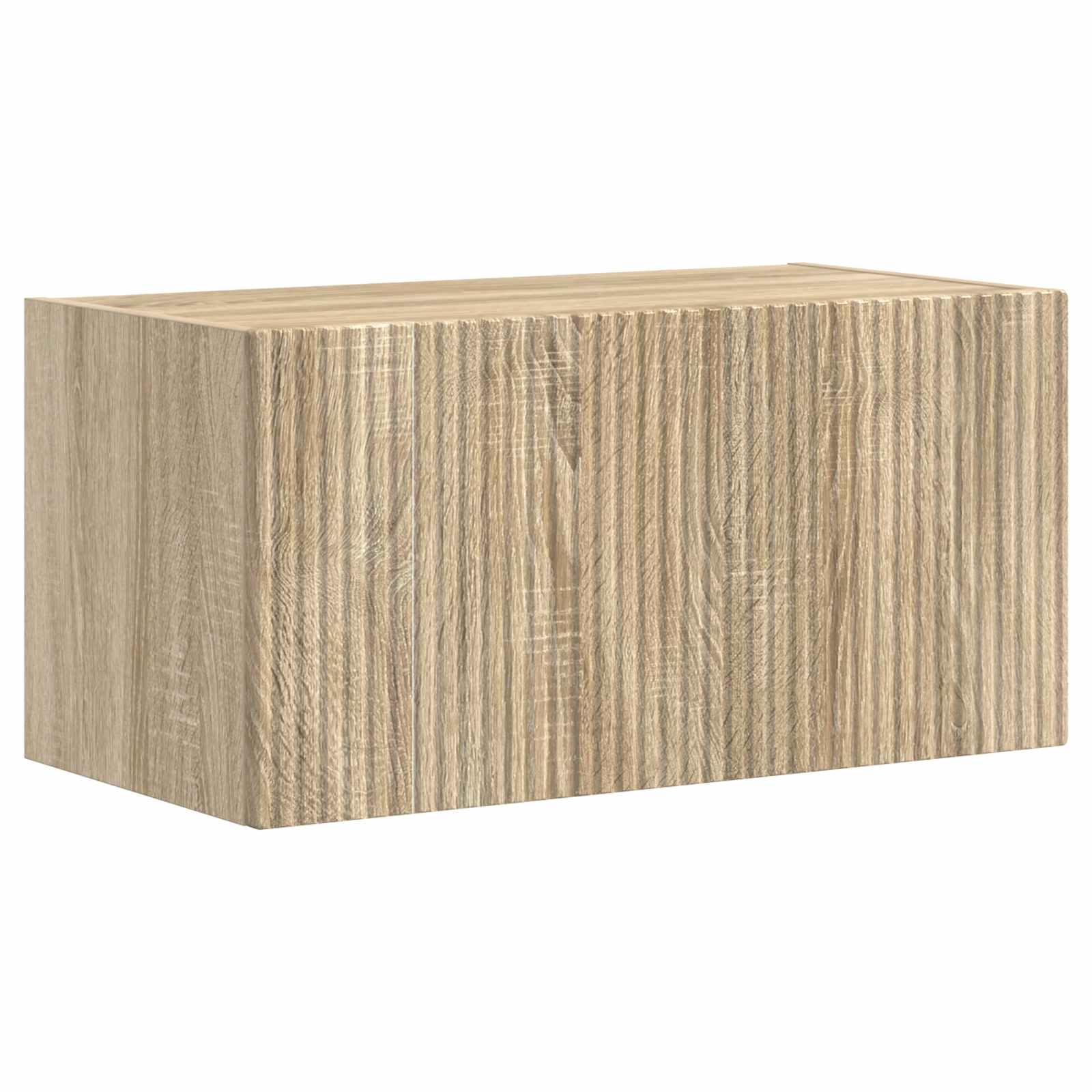 Set di Mobiletto da TV a Parete 4 pcs Rovere Sonoma