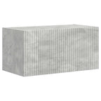 Set di Mobiletto da TV a Parete 4 pcs Grigio cemento