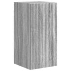 Set di Mobiletto da TV a Parete 4 pcs Grigio Sonoma