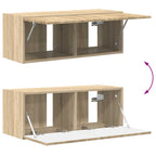 Set mobile TV 2 pcs Rovere Sonoma Legno multistrato