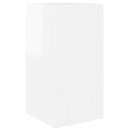 Set mobile TV 2 pcs Bianco Lucido Legno multistrato