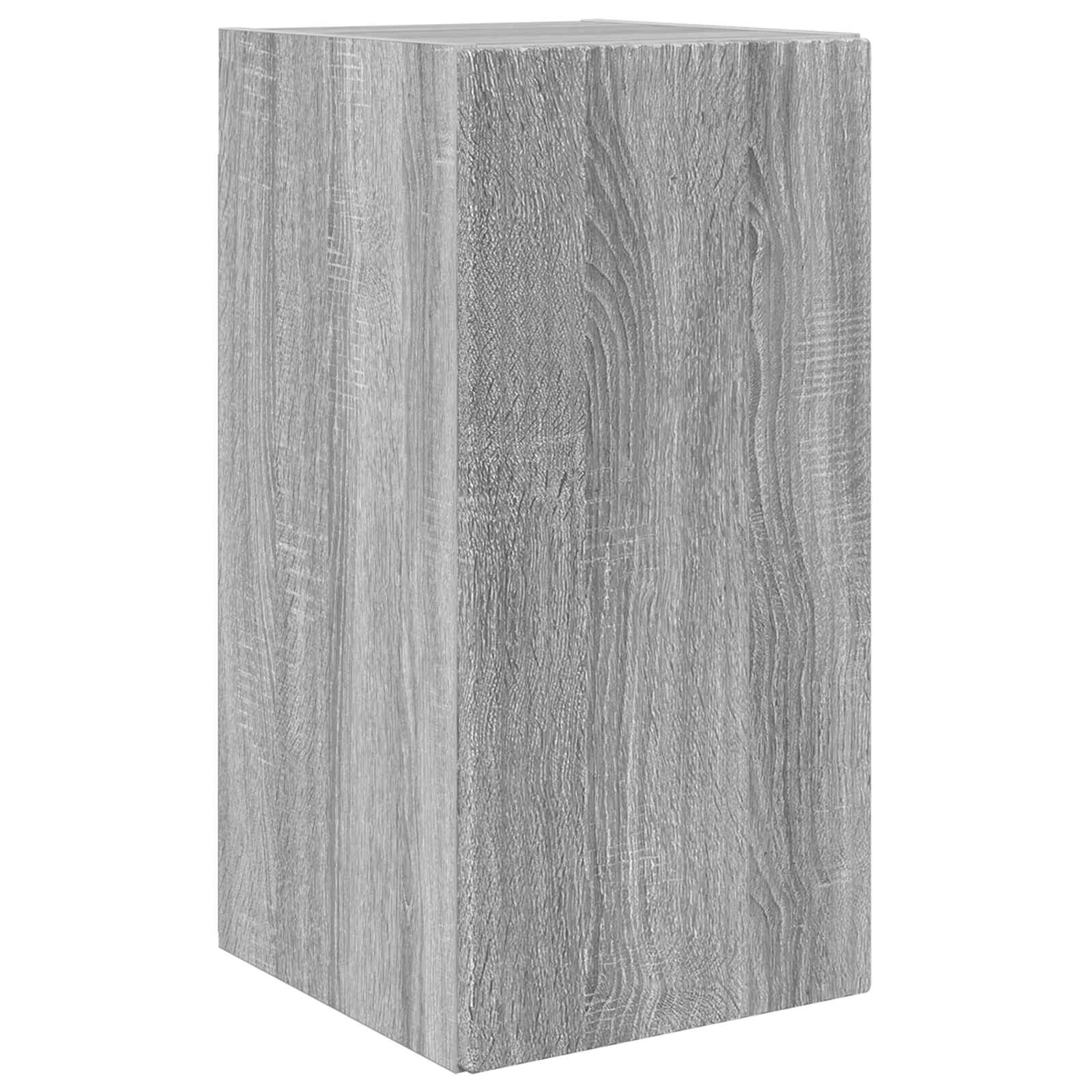 Set mobile TV 2 pcs Grigio Sonoma Legno multistrato