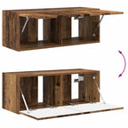 Set mobile TV 2 pcs Legno vecchio Legno multistrato