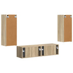 Set mobile TV 2 pcs Rovere Sonoma Legno multistrato