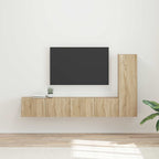 Set mobile TV 3 pcs Rovere Sonoma Legno multistrato