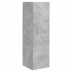 Set mobile TV 3 pcs Grigio cemento Legno multistrato