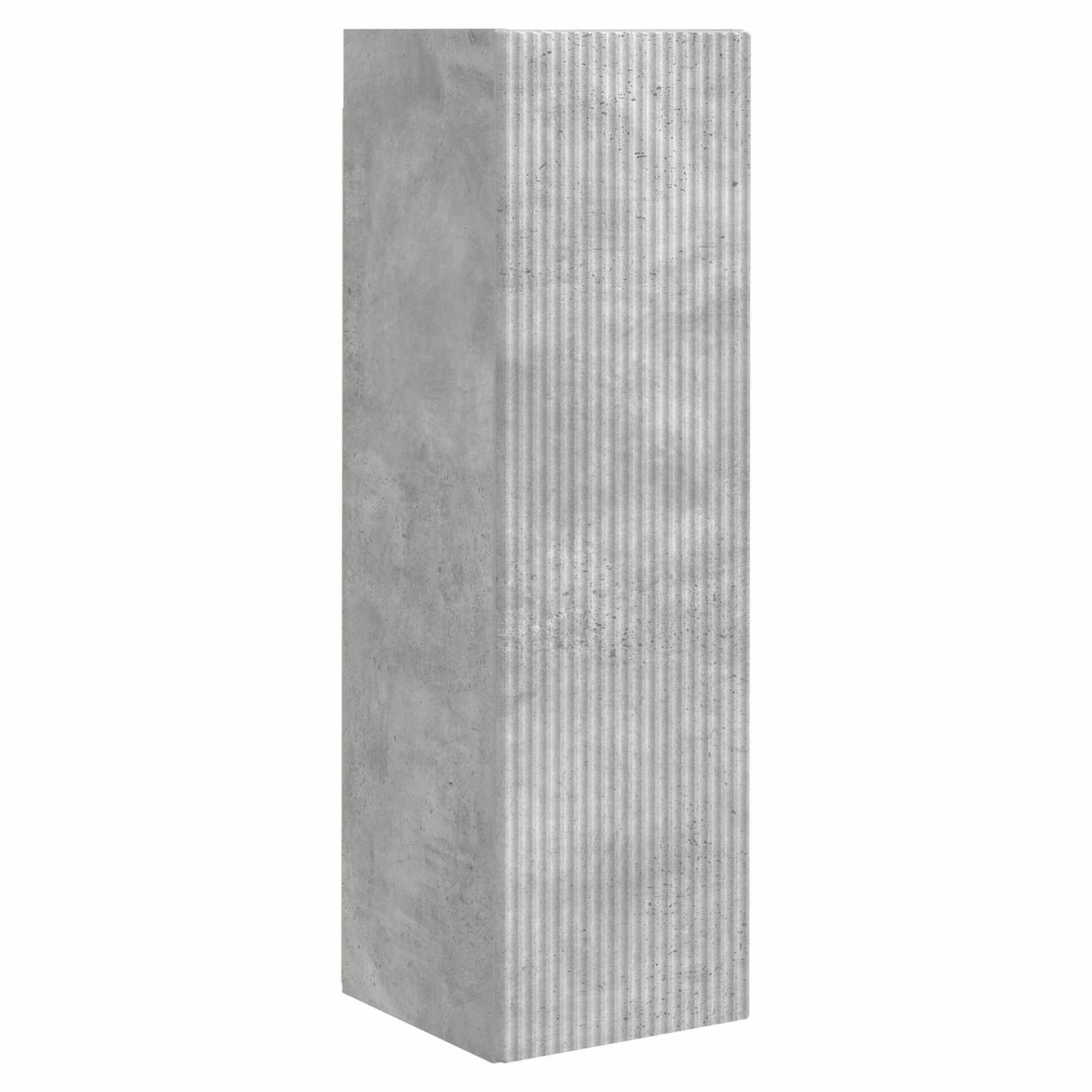 Set mobile TV 3 pcs Grigio cemento Legno multistrato