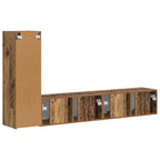 Set mobile TV 3 pcs Legno vecchio Legno multistrato