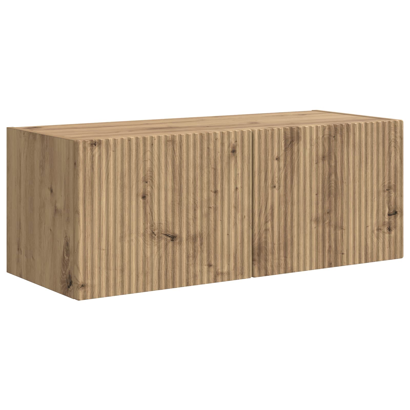 Set mobile TV 3 pcs Rovere artigianale Legno multistrato