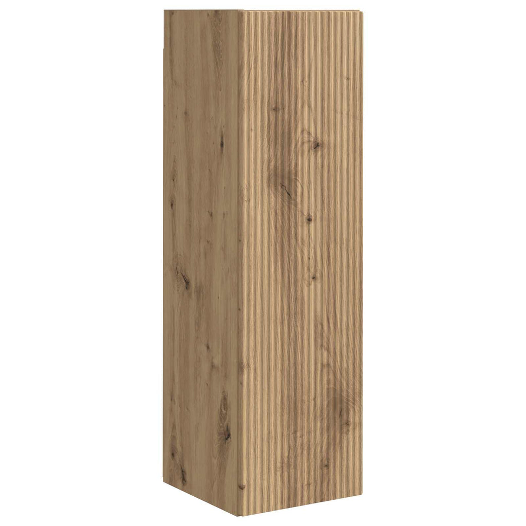 Set mobile TV 3 pcs Rovere artigianale Legno multistrato