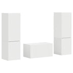Set mobile TV 5 pcs Bianco Legno multistrato