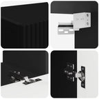 Set mobile TV 5 pcs Nero Legno multistrato