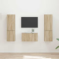 Set mobile TV 5 pcs Rovere Sonoma Legno multistrato