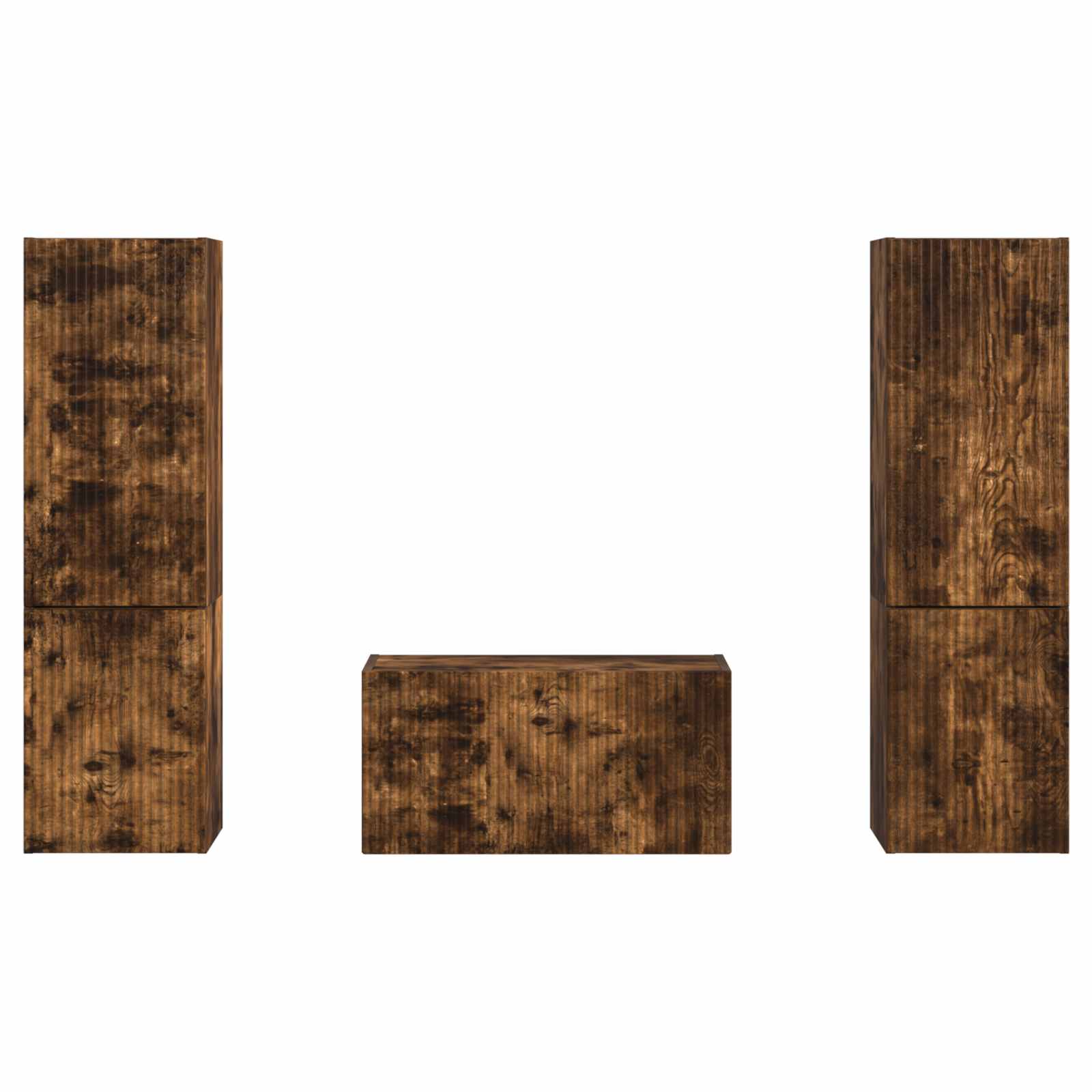 Set mobile TV 5 pcs Rovere fumé Legno multistrato