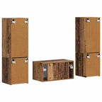 Set mobile TV 5 pcs Legno vecchio Legno multistrato