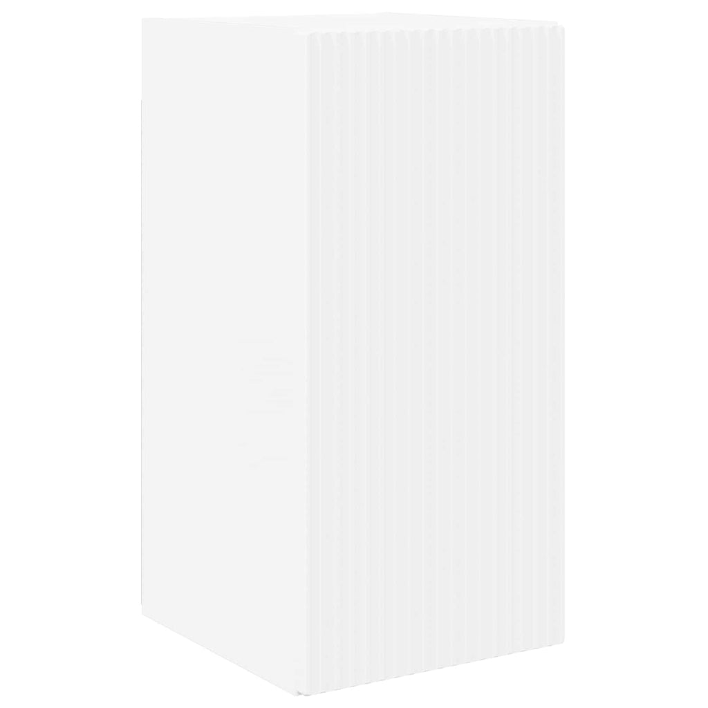 Set mobile TV 4 pcs Bianco Legno multistrato