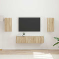 Set mobile TV 4 pcs Rovere Sonoma Legno multistrato
