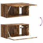 Set mobile TV 4 pcs Rovere fumé Legno multistrato