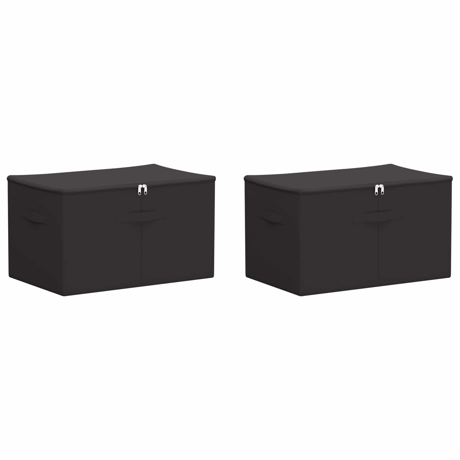 Scatola di Stoccaggio 2 pcs Antracite 60 x 43 x 35 cm