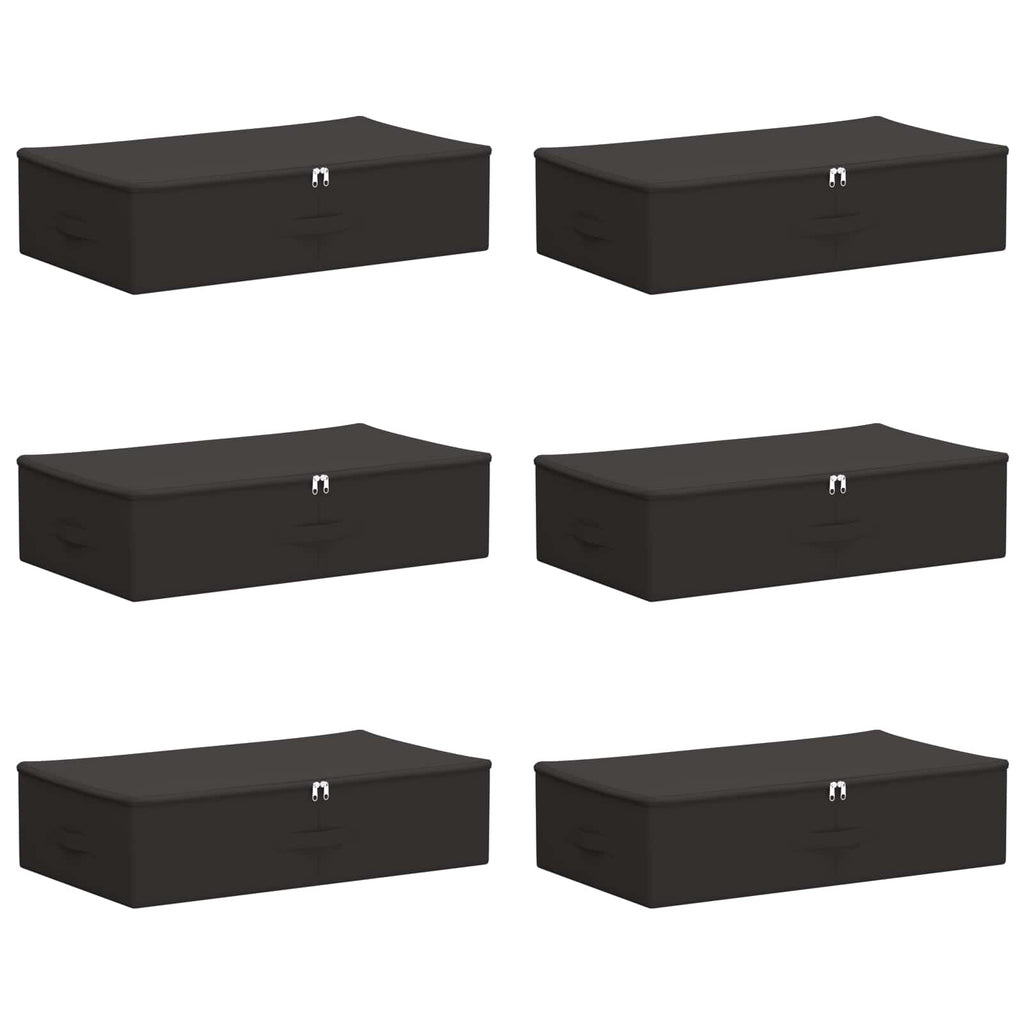Scatola di Stoccaggio 6 pcs Antracite 70 x 40 x 18 cm