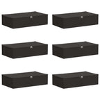 Scatola di Stoccaggio 6 pcs Antracite 70 x 40 x 18 cm