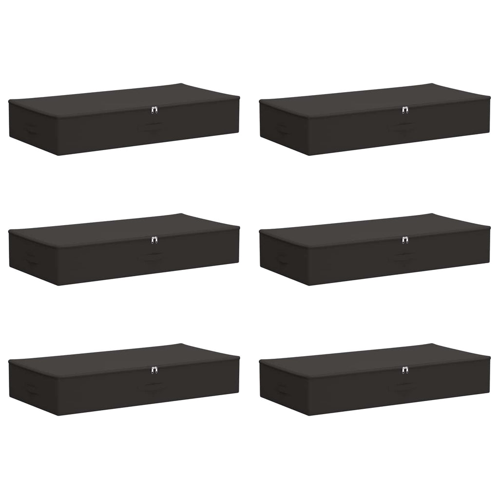 Scatola di Stoccaggio 6 pcs Antracite 90 x 48 x 15 cm