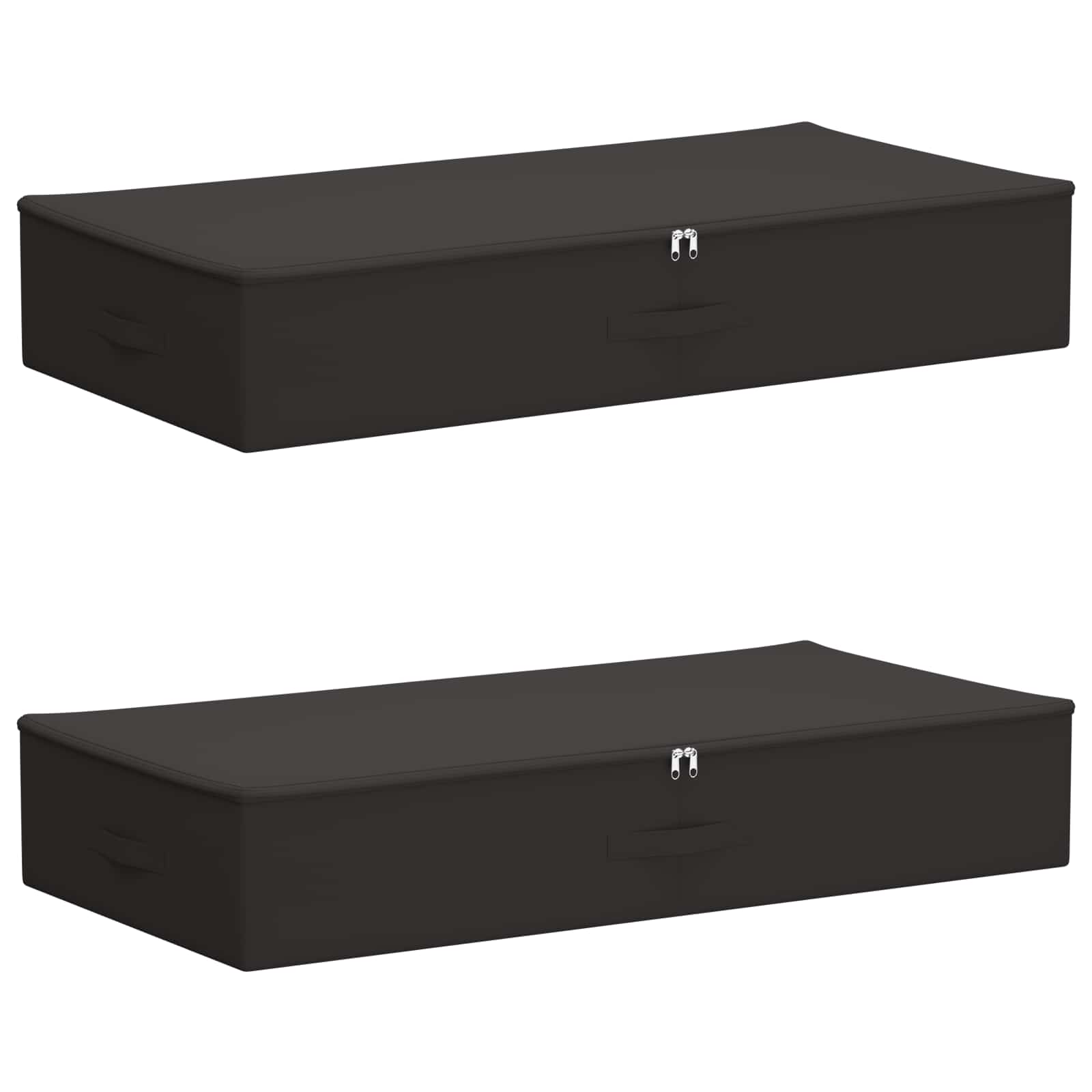 Scatola di Stoccaggio 2 pcs Antracite 100 x 50 x 18 cm