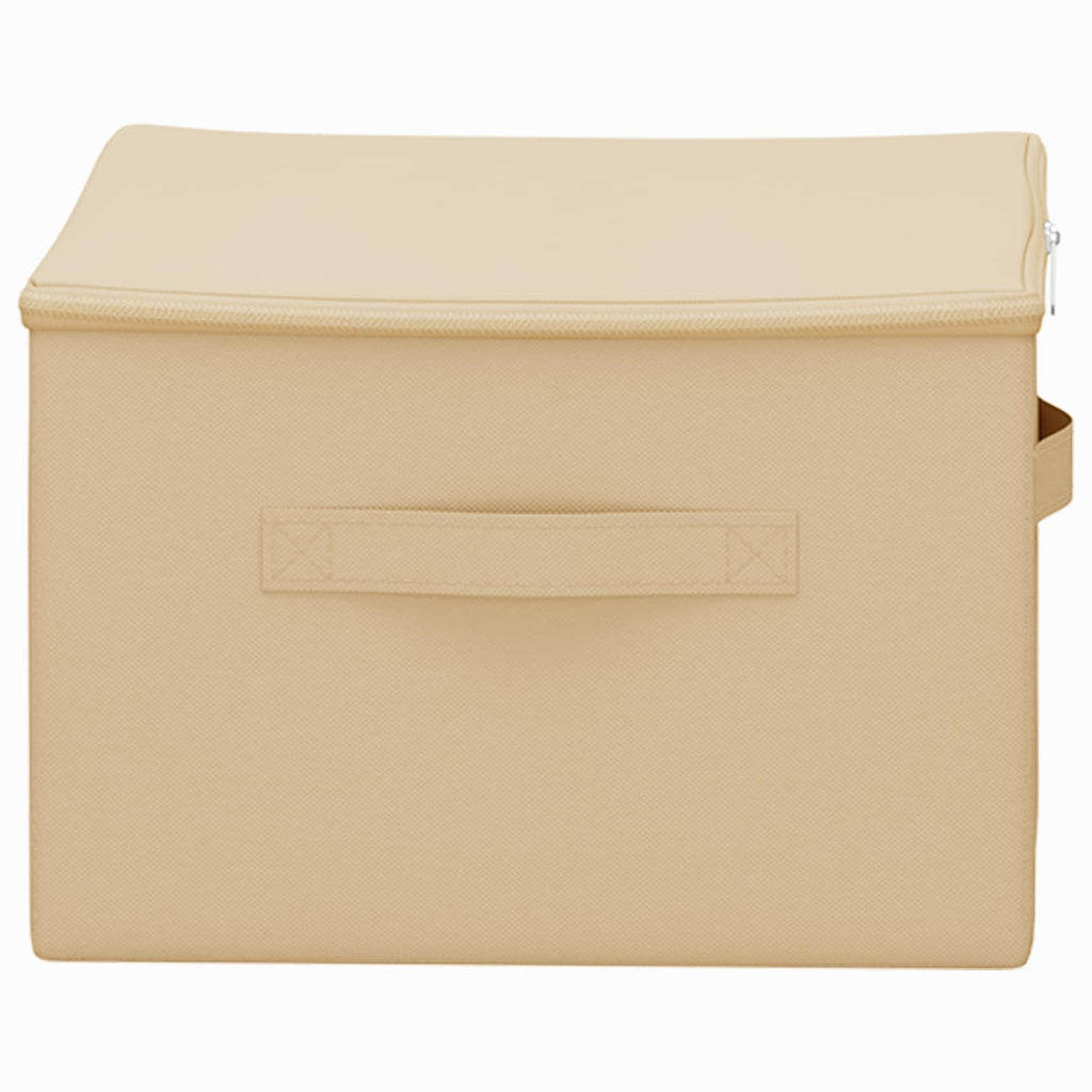 Scatola di Stoccaggio 6 pcs Crema 50 x 30 x 25 cm