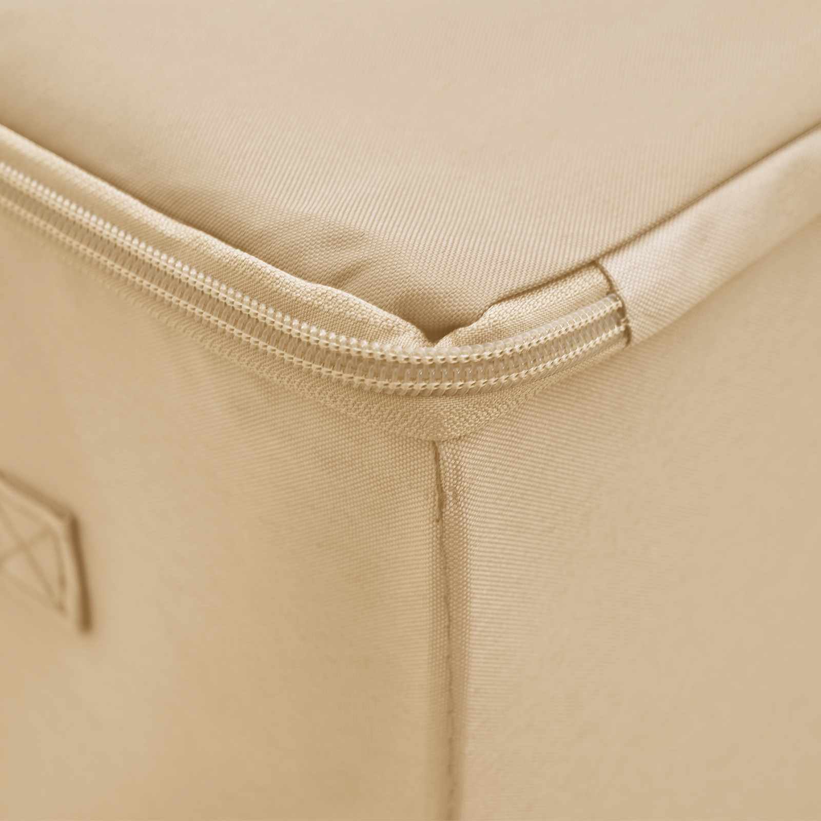 Scatola di Stoccaggio Crema 55 x 35 x 32 cm Tessuto non tessuto