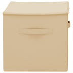 Scatola di Stoccaggio 6 pcs Crema 55 x 35 x 32 cm