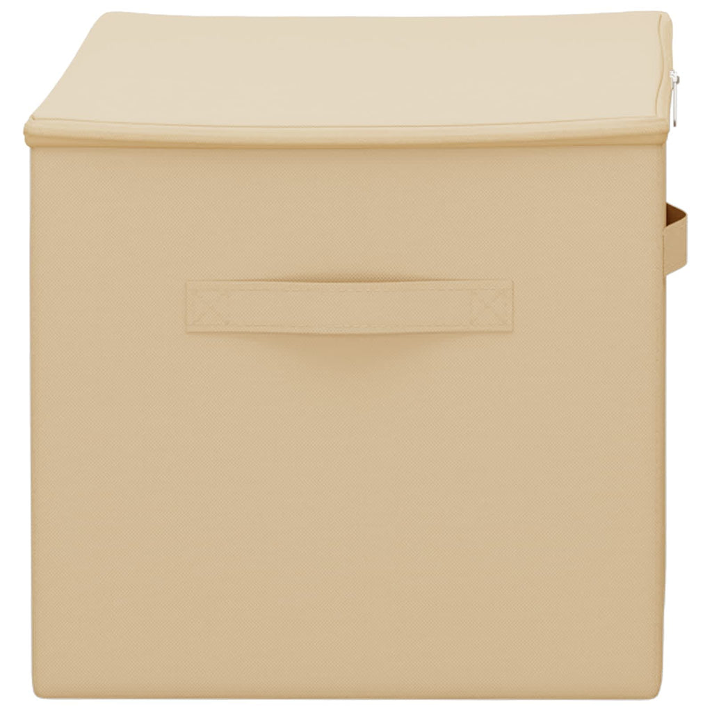 Scatola di Stoccaggio 2 pcs Crema 60 x 43 x 35 cm