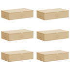 Scatola di Stoccaggio 6 pcs Crema 70 x 40 x 18 cm
