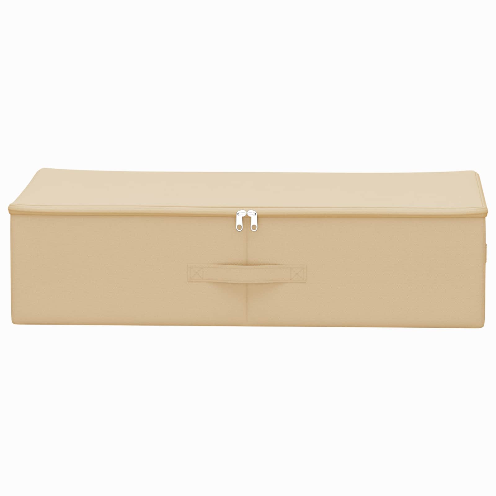 Scatola di Stoccaggio 6 pcs Crema 70 x 40 x 18 cm