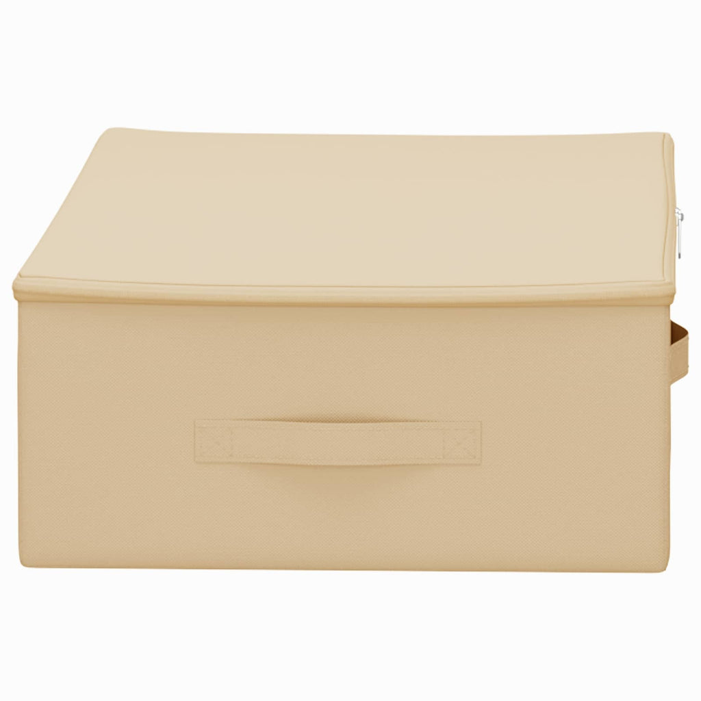 Scatola di Stoccaggio 6 pcs Crema 70 x 40 x 18 cm