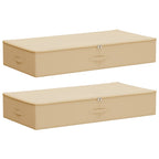 Scatola di Stoccaggio 2 pcs Crema 90 x 48 x 15 cm
