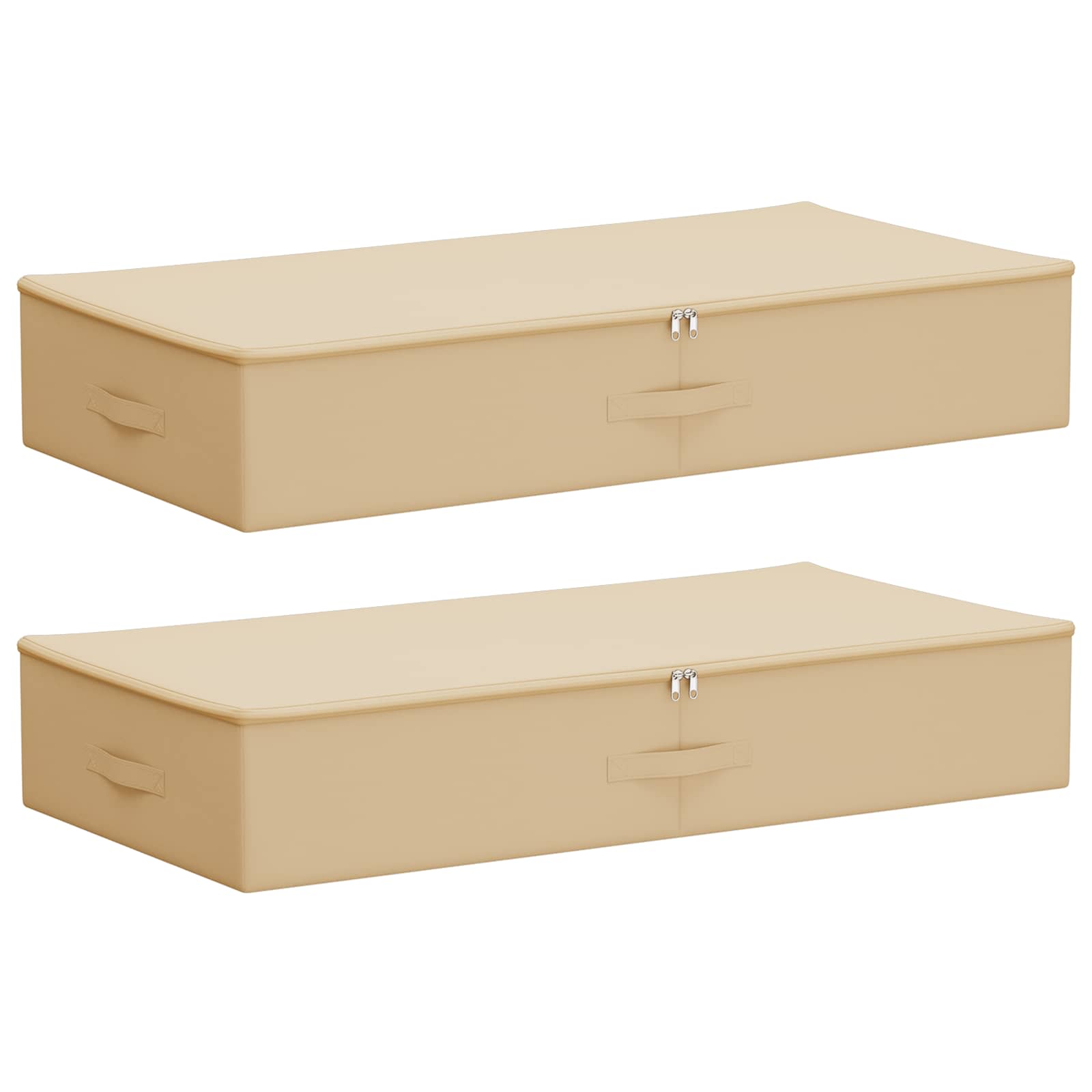 Scatola di Stoccaggio 2 pcs Crema 100 x 50 x 18 cm