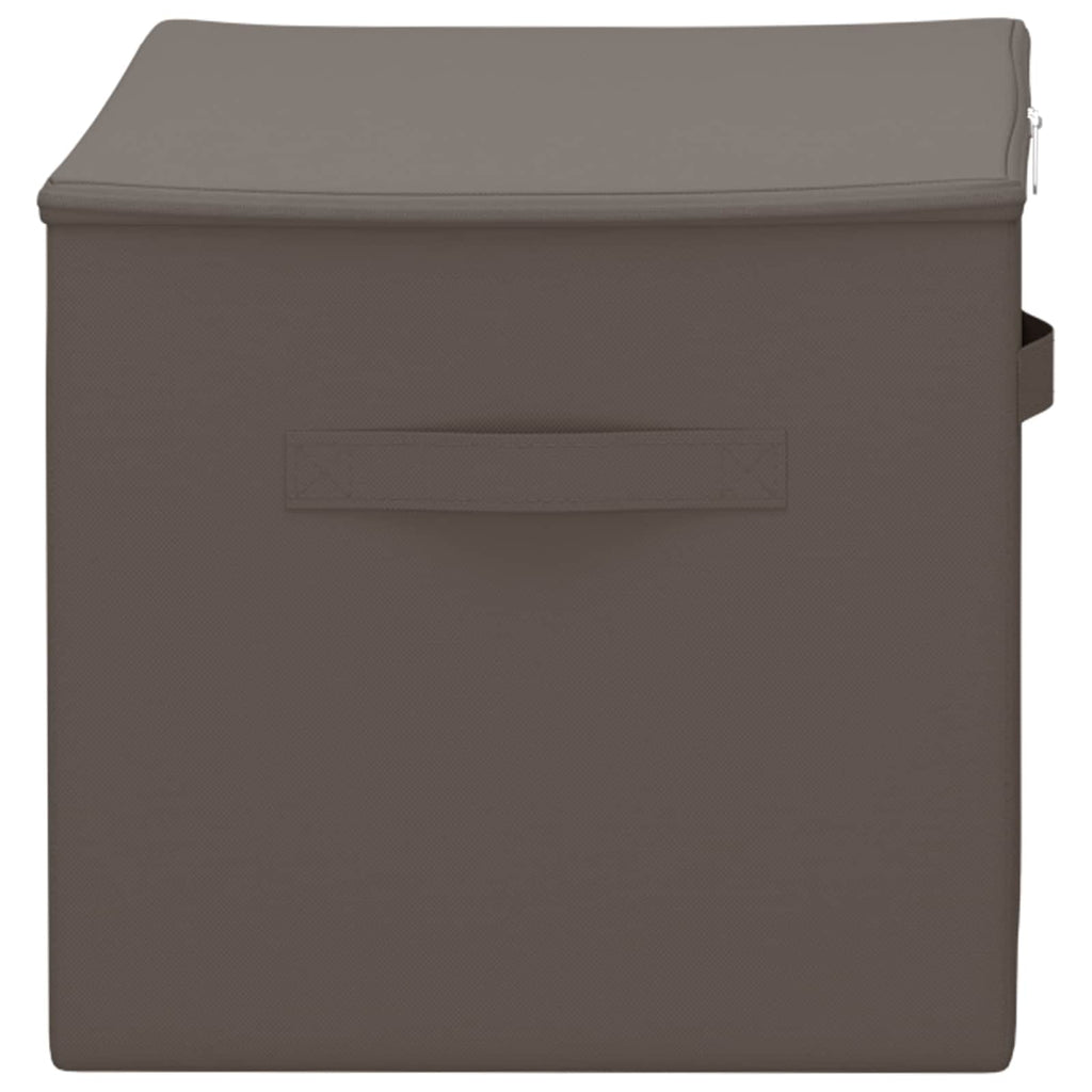 Scatola di Stoccaggio 6 pcs Antracite 55 x 35 x 32 cm