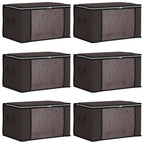Scatola di stoccaggio con finestra laterale trasparente 6 pcs