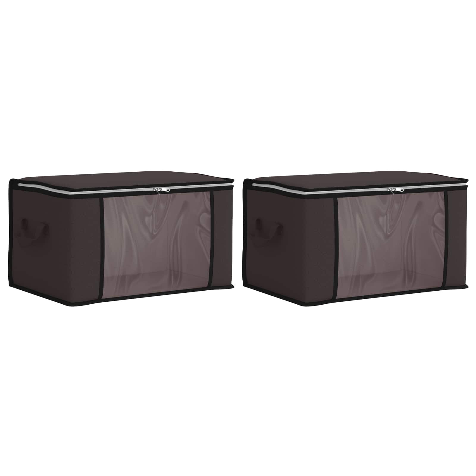 Scatola di stoccaggio con finestra laterale trasparente 2 pcs