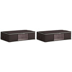 Scatola di stoccaggio con finestra laterale trasparente 2 pcs