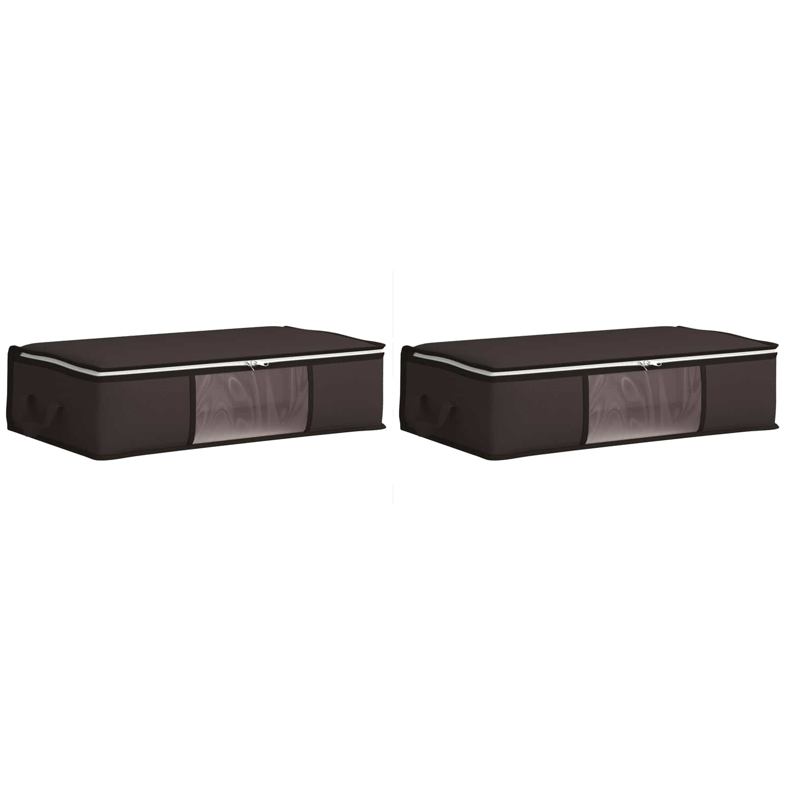 Scatola di stoccaggio con finestra laterale trasparente 2 pcs