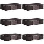 Scatola di stoccaggio con finestra laterale trasparente 6 pcs