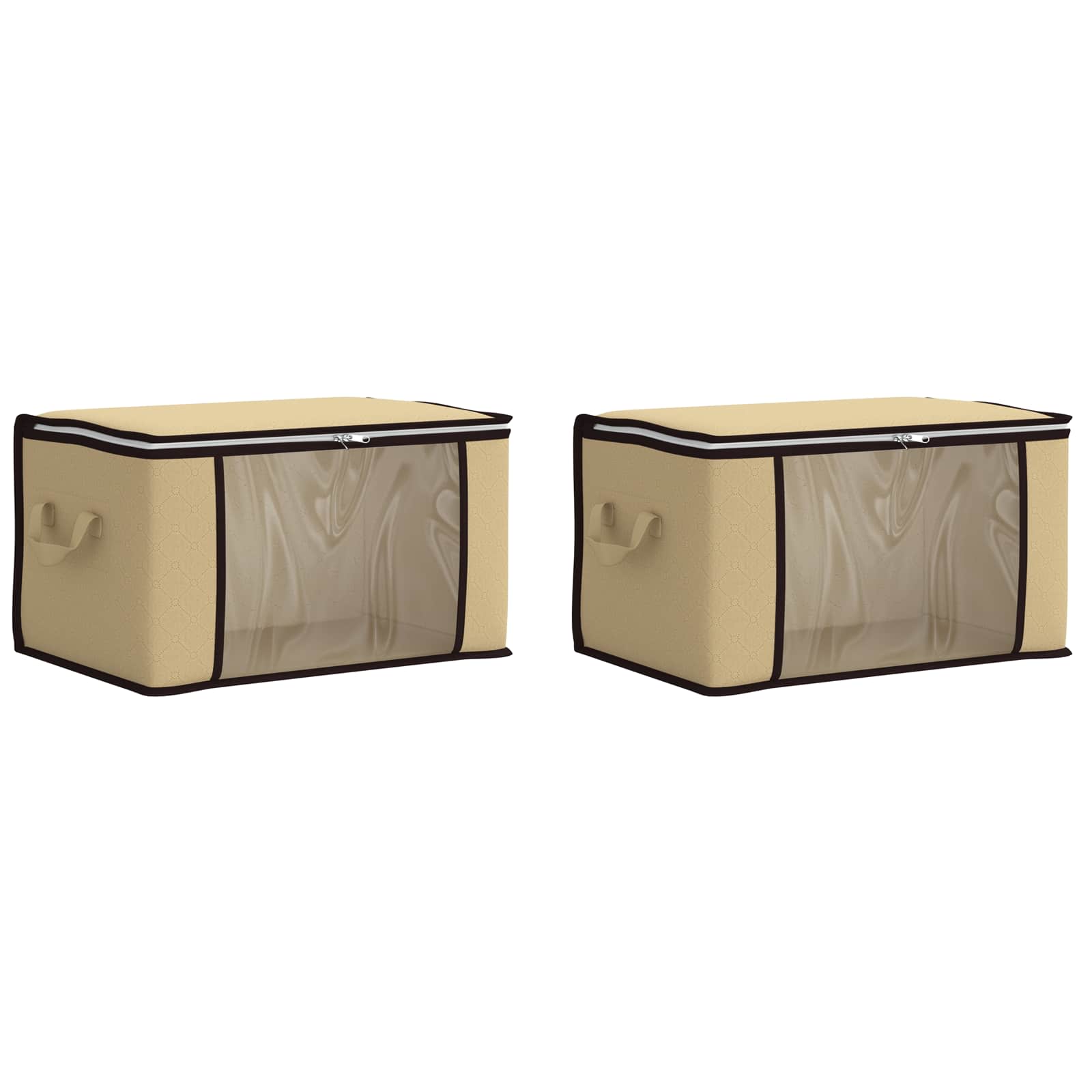 Scatola di stoccaggio con finestra laterale trasparente 2 pcs