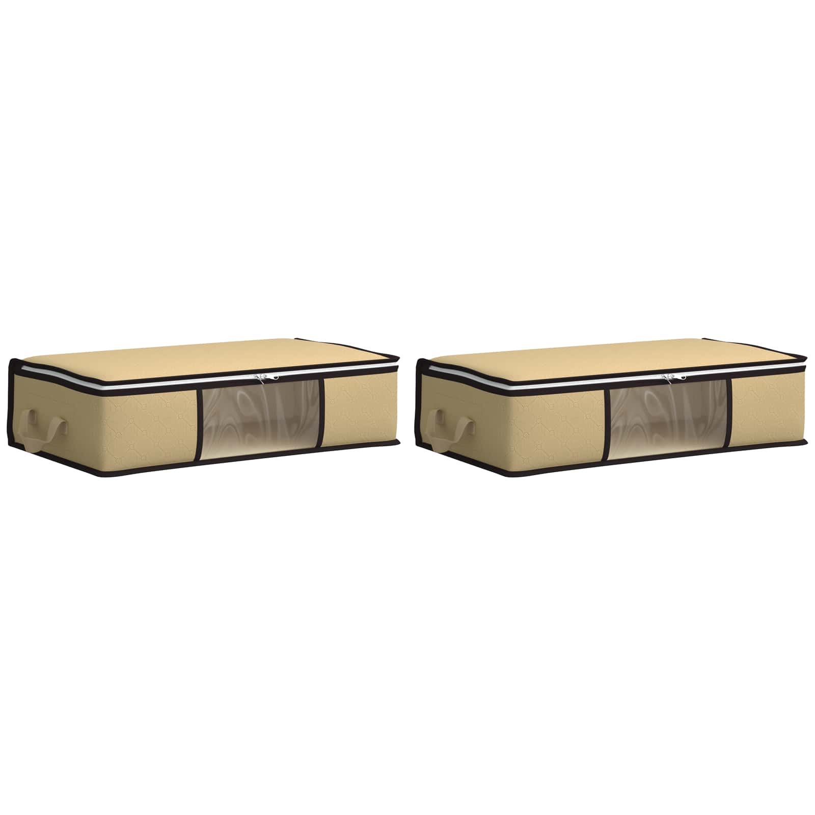 Scatola di stoccaggio con finestra laterale trasparente 2 pcs