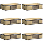Scatola di stoccaggio con finestra laterale trasparente 6 pcs