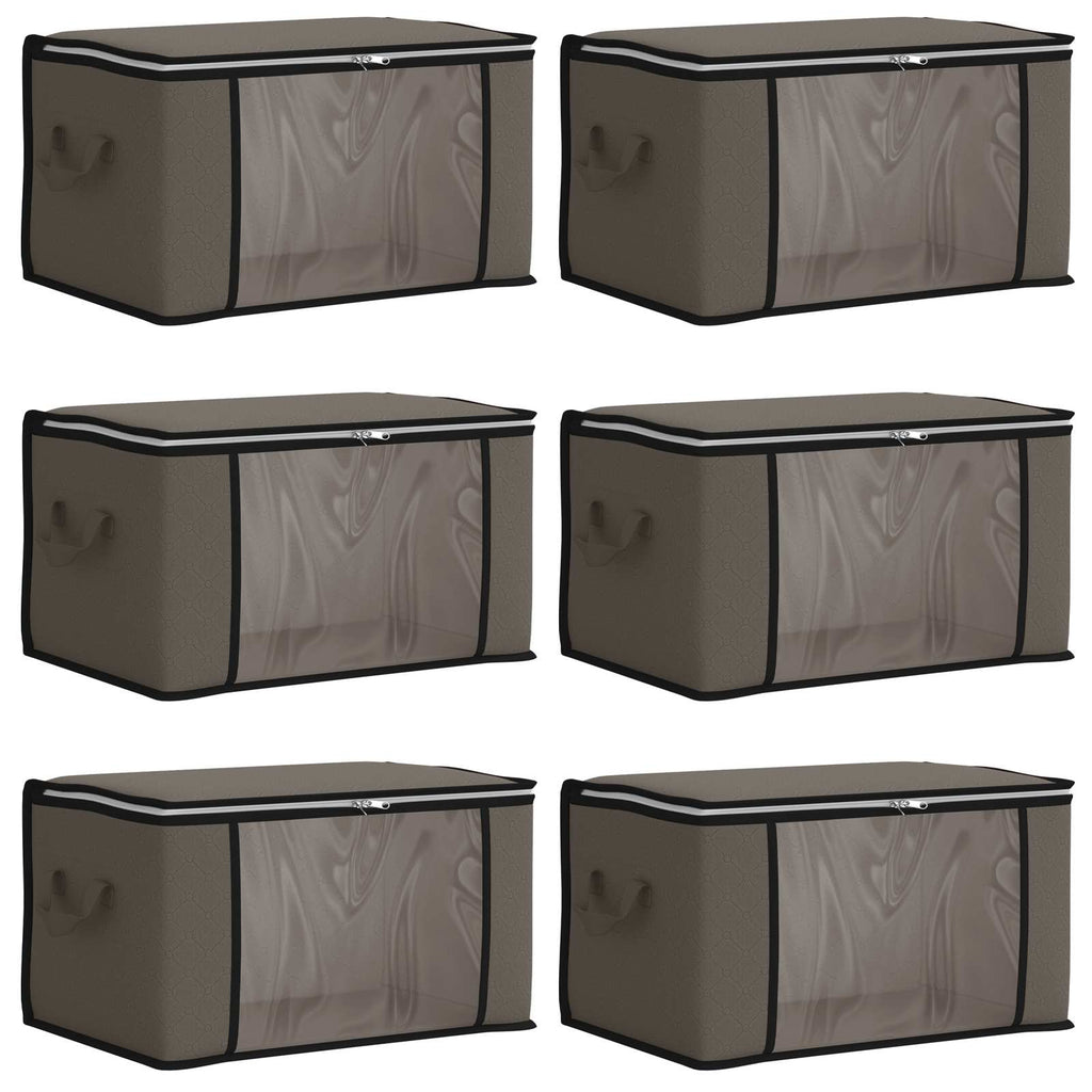 Scatola di stoccaggio con finestra laterale trasparente 6 pcs