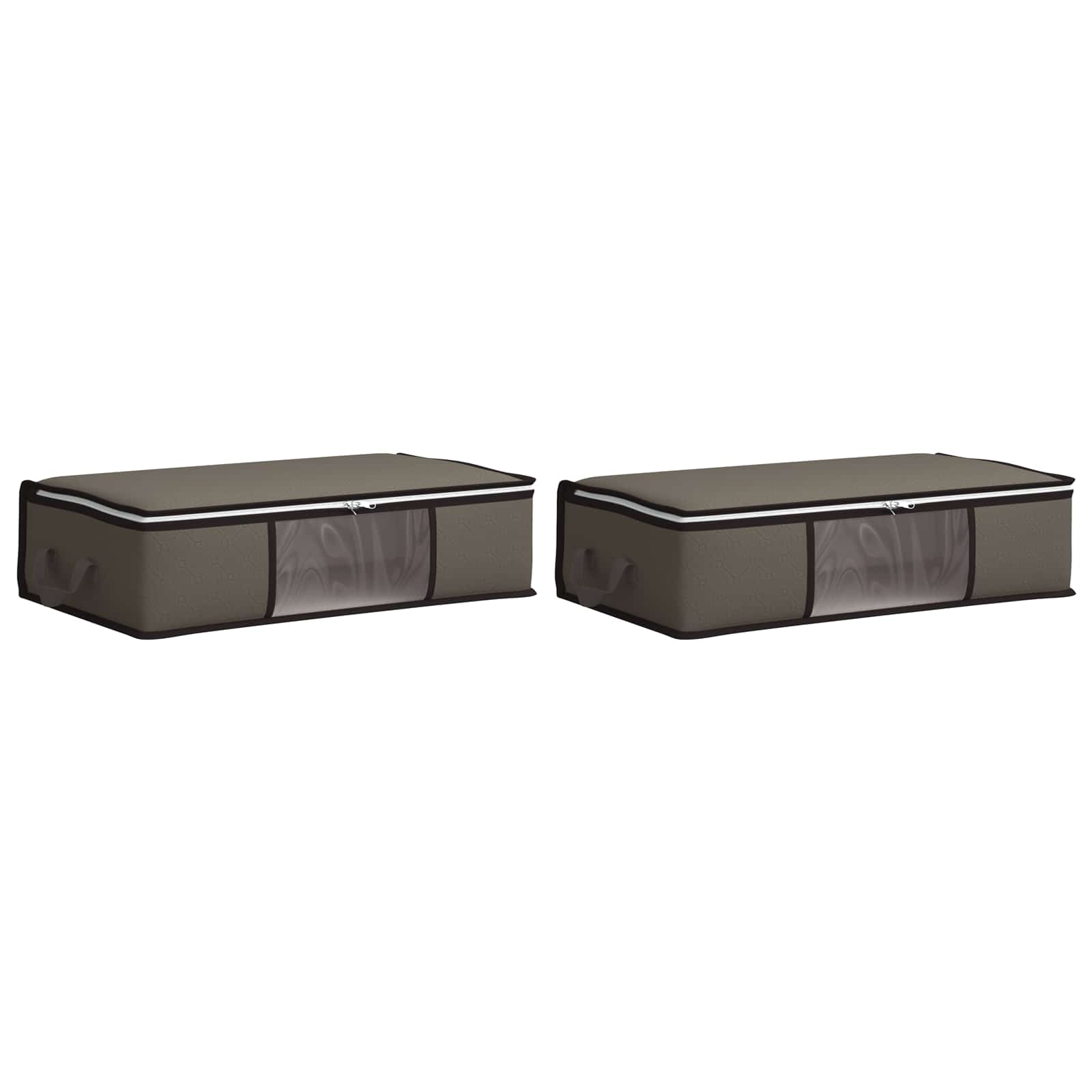 Scatola di stoccaggio con finestra laterale trasparente 2 pcs