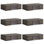 Scatola di stoccaggio con finestra laterale trasparente 6 pcs