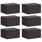 Scatola di stoccaggio con finestra trasparente in alto 6 pcs