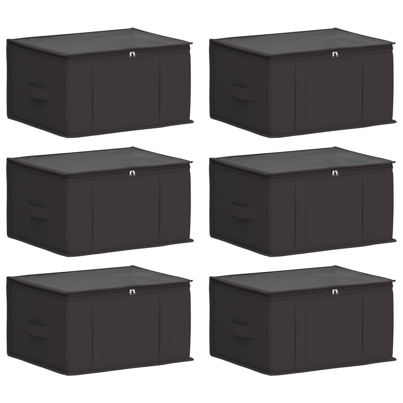 Scatola di stoccaggio con finestra trasparente in alto 6 pcs